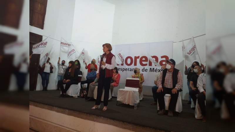 Blanca Piña pide impugnaciones de candidaturas de Morena en Michoacán 