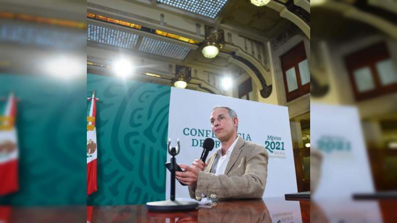 López-Gatell: "Se alcanzó nuevo récord de vacunación en 24 horas, con 553 mil 926 dosis aplicadas" 