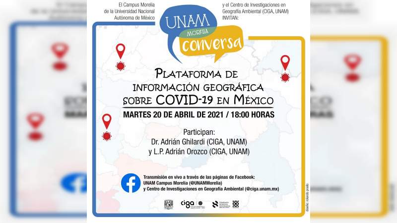 El martes 20 de abril inicia "UNAM Morelia Conversa"  