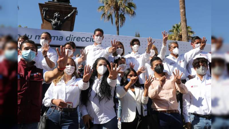 Candidatos de MORENA-PT en Morelia, arrancan campaña  