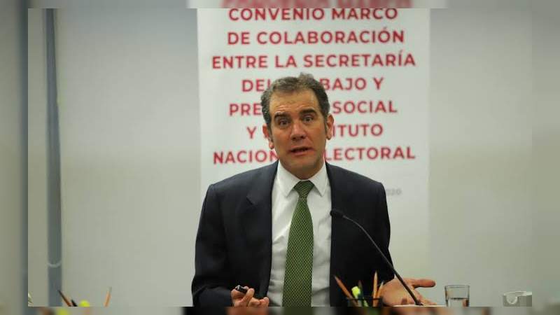 Lorenzo Córdova: "En el INE seguiremos aplicando la ley puntualmente" 