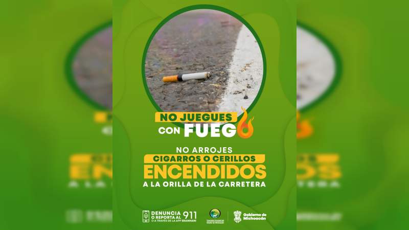 Invita Protección Civil a tomar precauciones por temporada de estiaje 