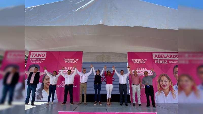Candidatos de Fuerza X México, listos para la batalla electoral en Michoacán