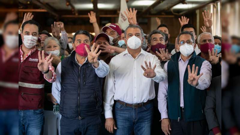 Con estructura sólida, 4T llegará a todos los rincones de Michoacán: Raúl Morón