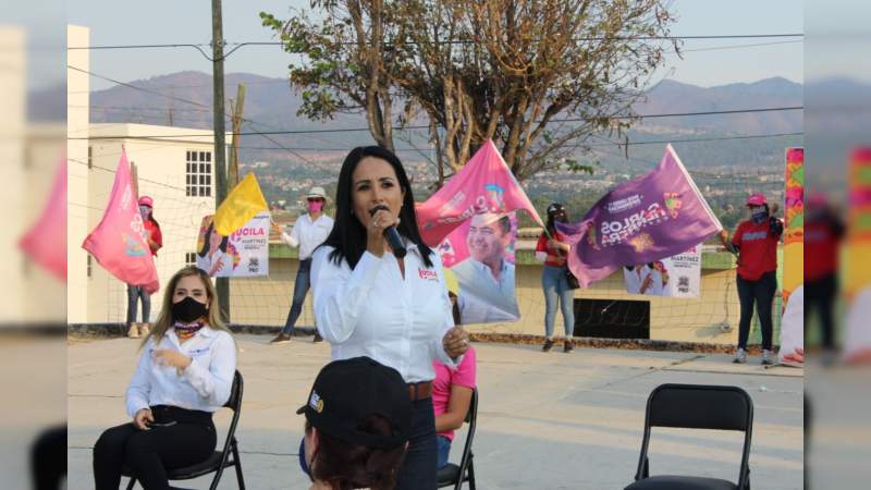 Arranca campaña Lucila Martínez, con el compromiso de potenciar el distrito 16 de Morelia 