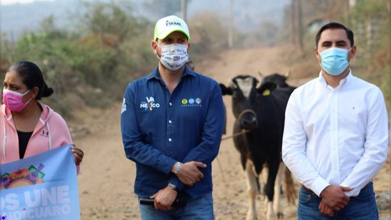 Soy un aliado de Curimeo y de todo el municipio de Panindícuaro: Víctor Hugo Chávez 