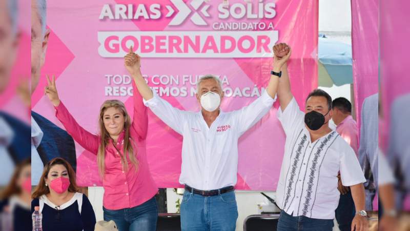 Hagamos de Michoacán tierra de oportunidades: Cristobal Arias 