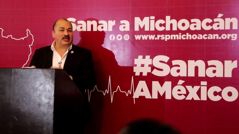 Con la ausencia del Dirigente Estatal de RSP, Abraham Sánchez arranca su campaña al Gobierno de Michoacán 