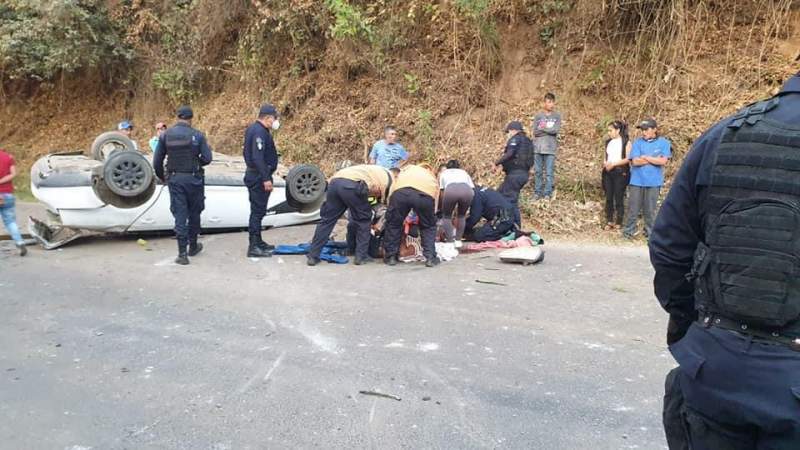 Trágico accidente en Zitácuaro, Michoacán deja una muerta y dos heridos