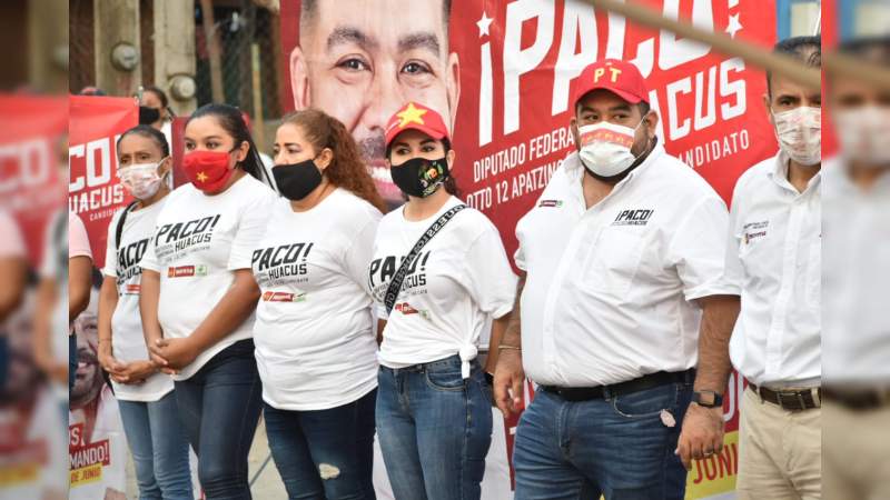 No traicionaremos la voluntad de México, mantendremos la convicción de beneficiar a quienes menos tienen: Paco Huacus