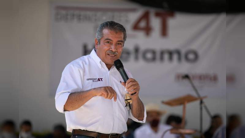Morón Orozco emite primer discurso como presidente de Morena en Michoacán 