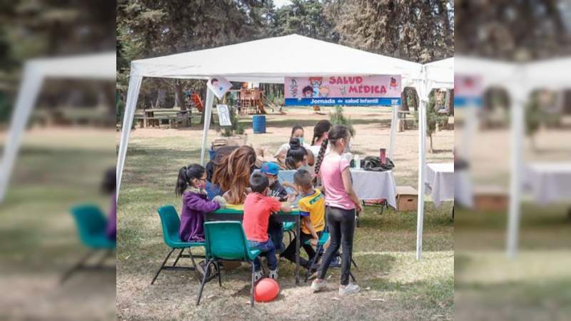 Realiza DIF Municipal Uruapan exitosa Jornada de Salud Infantil 