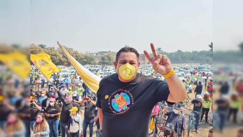 Con Equipo por Michoacán, “chamba” para todas y todos: Víctor Manríquez  