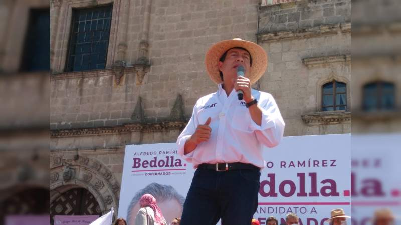 Votar por MORENA, es votar por el proyecto de Andrés Manuel López Obrador: Mario Delgado 