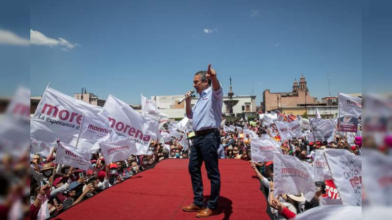 En Michoacán el pueblo ya decidió y Alfredo Ramírez será nuestro gobernador: Raúl Morón 