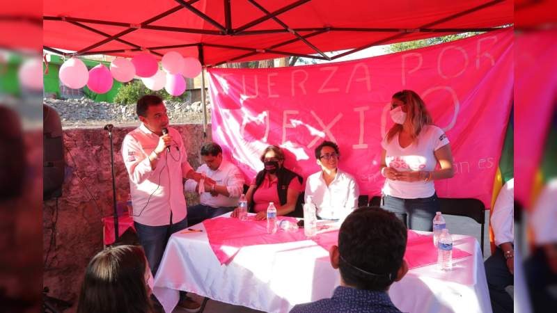 Las mujeres morelianas son la Fuerza de México: Abelardo Pérez