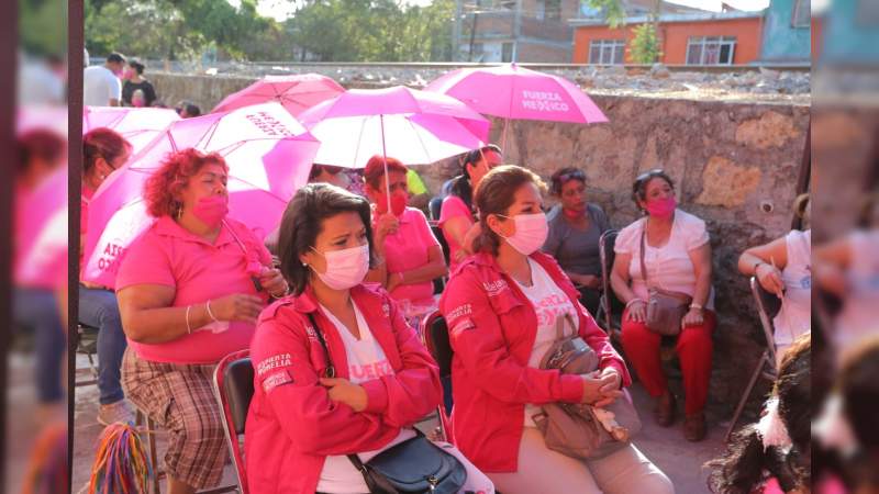 Las mujeres morelianas son la Fuerza de México: Abelardo Pérez