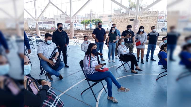 En Michoacán, Inicia jornada de vacunación a trabajadores de la educación 