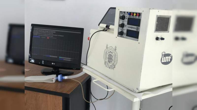 Respirador diseñado por la UMSNH, a verificación del IMSS