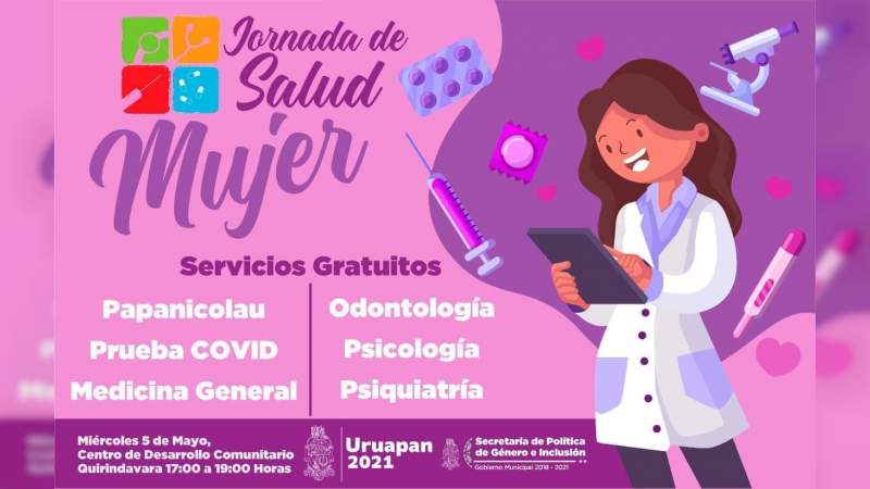 Jornada de Salud Mujer este miércoles en Cedeco de Quirindavara  