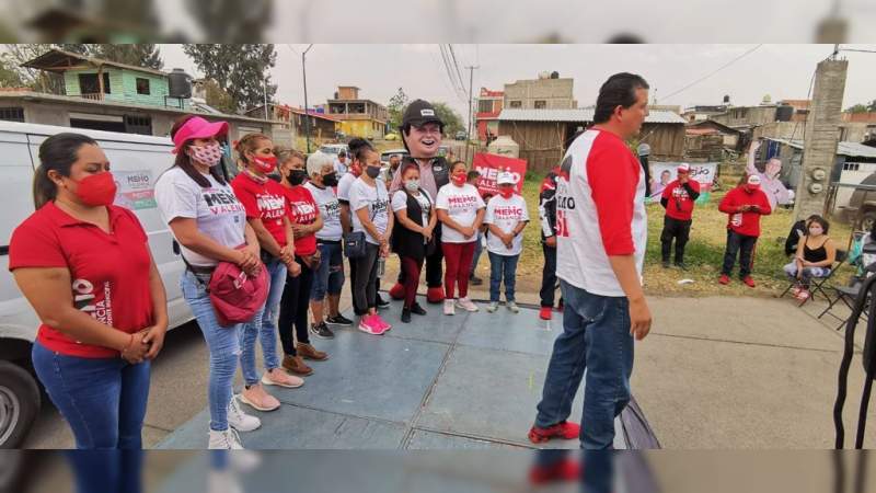 Construcción de 1 kilómetro de vialidad para desfogar tránsito vehicular en zona metropolitana Morelia-Tarímbaro: Memo Valencia 