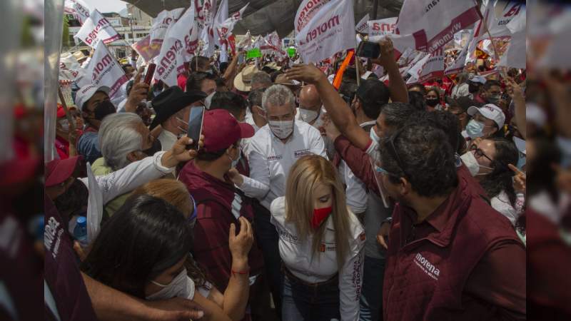La fuerza de Morena está en la gente y su esperanza de cambio: Alfredo Ramírez Bedolla 