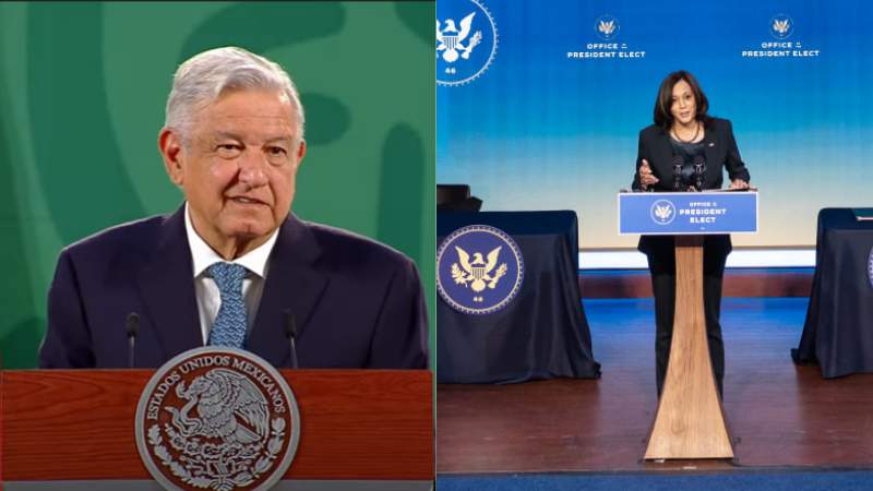 AMLO se reunirá mañana con Kamala Harris 