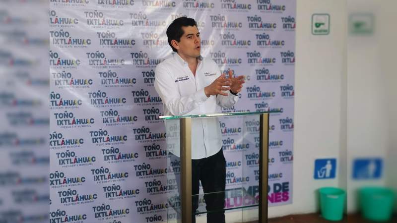 No cancelaremos actividades a causa de la pandemia, buscaremos alternativas: Toño Ixtláhuac 