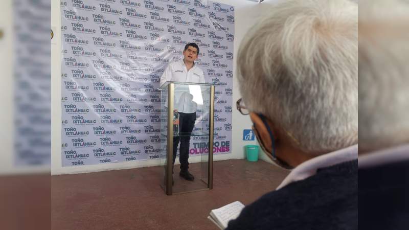 No cancelaremos actividades a causa de la pandemia, buscaremos alternativas: Toño Ixtláhuac 