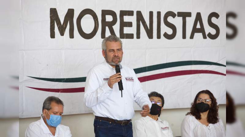 Asamblea Estatal de Bases Morenistas y organizaciones sociales respaldan a Ramírez Bedolla