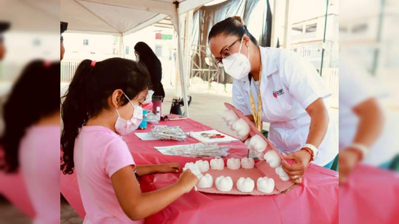 Realizó DIF Municipal Uruapan Jornada de Salud Infantil en Cedeco Ignacio Gómez 