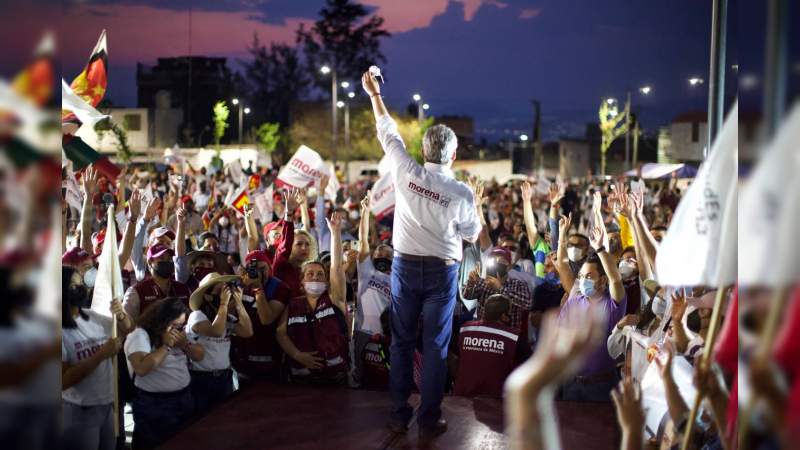 Vamos a gobernar con la gente, con la participación ciudadana: Ramírez Bedolla