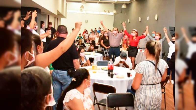 Líderes del sector popular respaldan proyecto de RSP en Morelia 