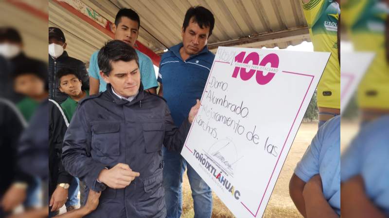 Continúa el recorrido del candidato Toño Ixtláhuac por toda la geografía zitacuarense