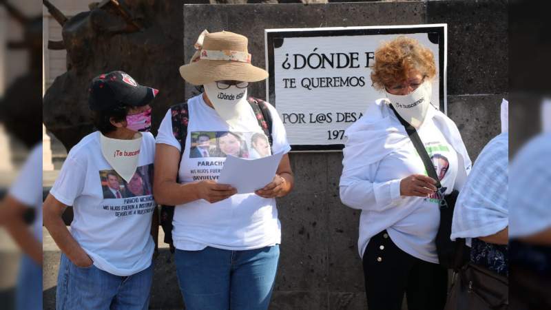 En 10 de mayo, madres michoacanas recuerdan a sus hijos desaparecidos 