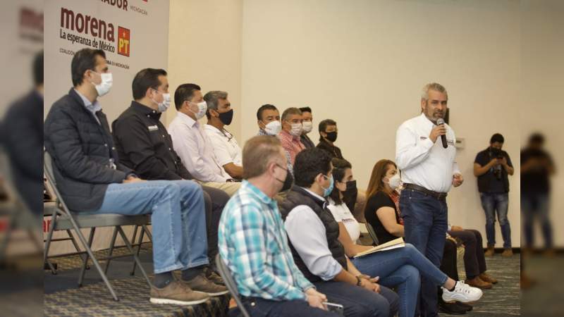 Recorre Bedolla 21 municipios en 8 días de campaña; "tenemos fuerza para ganar", afirma 