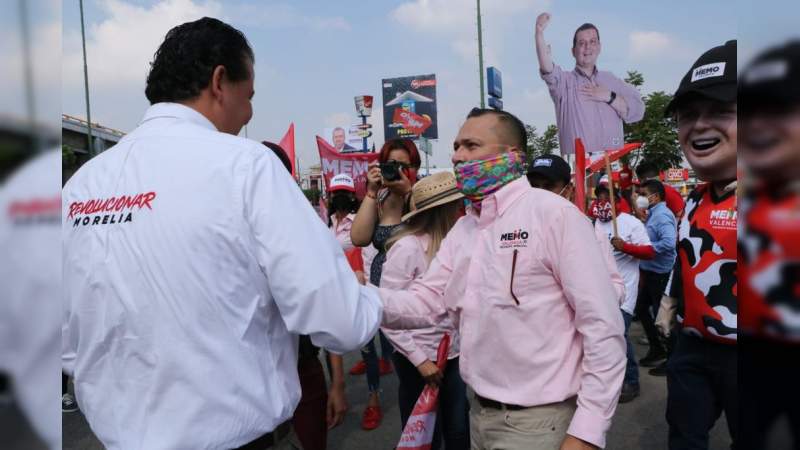Retoma Memo Valencia, actividades de campaña 