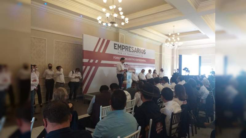 Empresarios de Michoacán a favor de Alfredo Ramírez Bedolla 