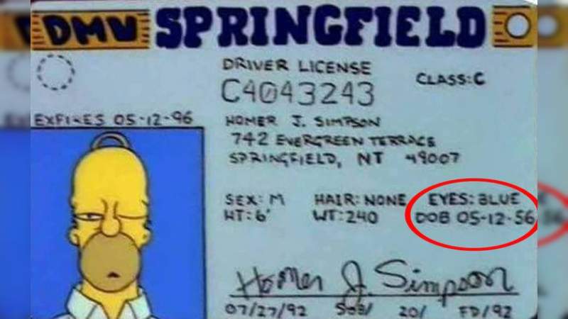 Hoy es el cumpleaños de Homero Simpson 