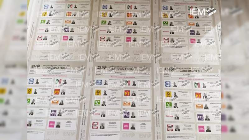 Listas boletas para la elección de gubernatura de Michoacán: IEM   