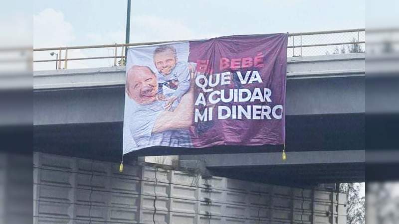 Herrera dice en debate que Bedolla es candidato de Godoy; horas antes aparecen lonas con la misma acusación 