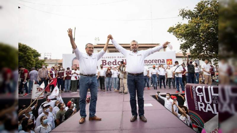 Con Alfredo Ramírez, hubo debate y soluciones a problemáticas de Michoacán: Raúl Morón 
