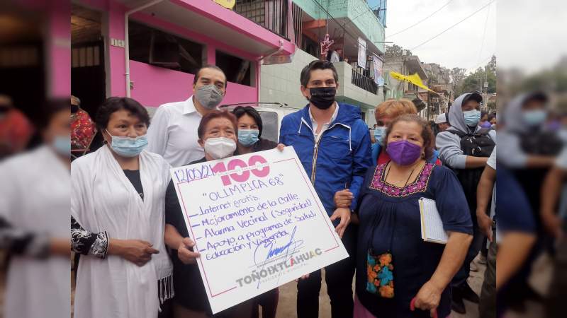 Hemos mantenido una campaña de propuestas y soluciones: Toño Ixtláhuac