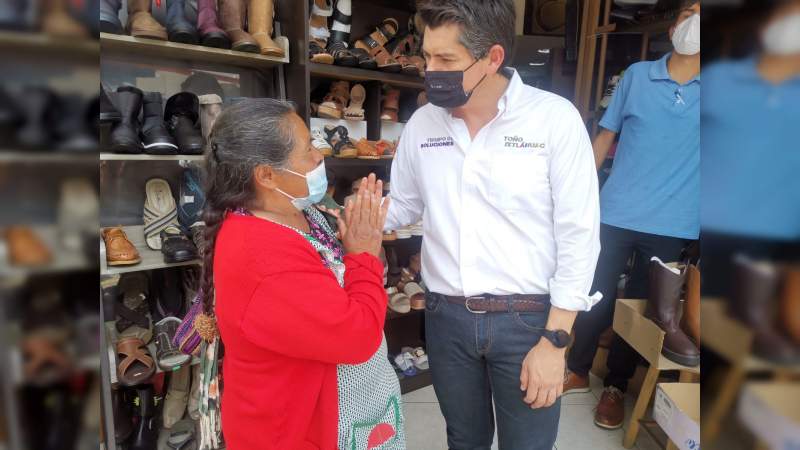 El tiempo de soluciones ante la crisis económica debe de llegar ya: Toño Ixtláhuac 