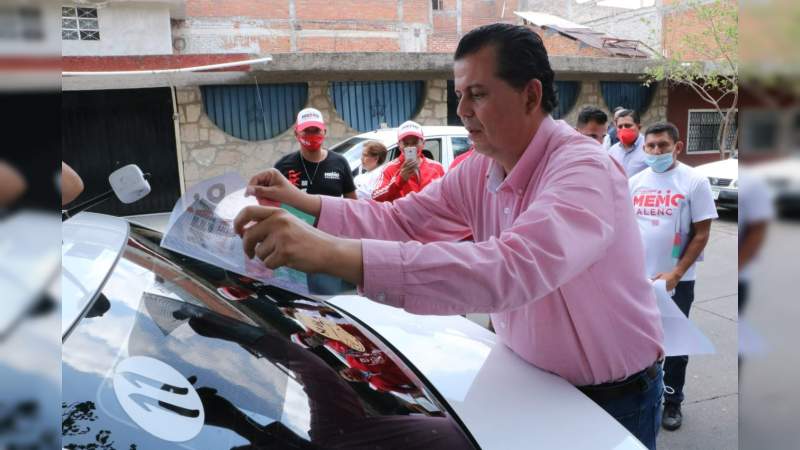 Para revolucionar Morelia, se debe garantizar la seguridad pública: Memo Valencia