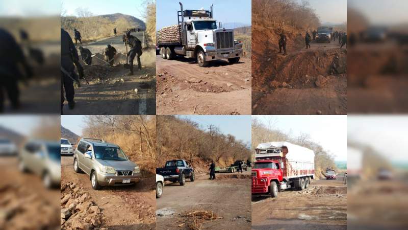 Juegan policías y criminales en Aguililla: 9 de 13 días de mayo, con bloqueos carreteros; retenes policiacos y militares, inútiles 