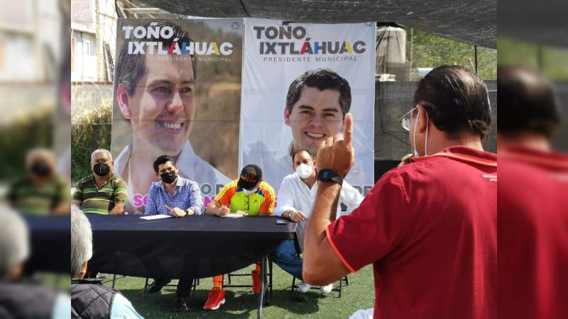 Trabajaremos para que Zitácuaro sea primer lugar en inversión al deporte:  Toño Ixtláhuac