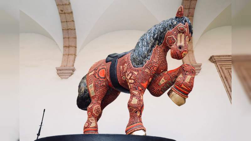 Llega a Michoacán, exposición de Arte Huichol a Clavijero