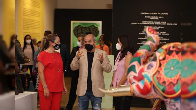 Llega a Michoacán, exposición de Arte Huichol a Clavijero
