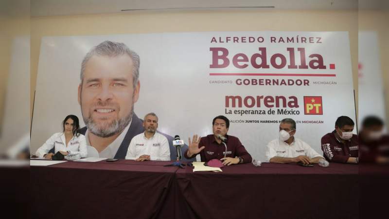 "Silvano Aureoles está intimidando y amenazando a nuestros candidatos, se denunciará ante la FGR": Mario Delgado 